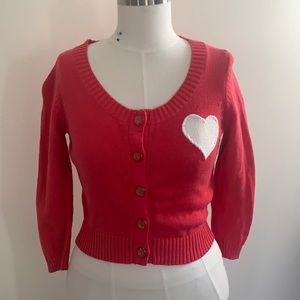 Betsey Johnson Love Cardigan